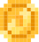 Coin 8-bit icon